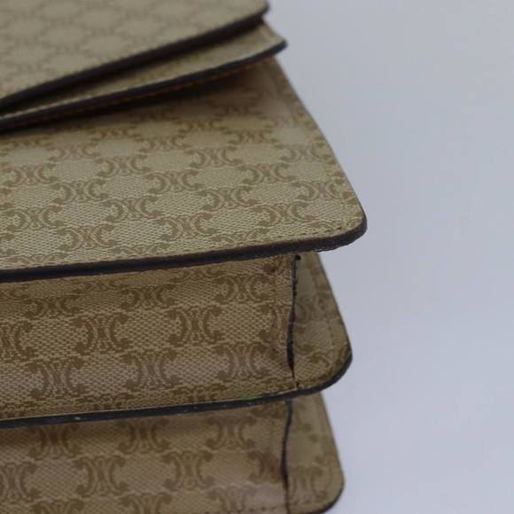 CELINE Macadam Canvas Hand Bag Beige Auth 82559 - Picture 14 of 16